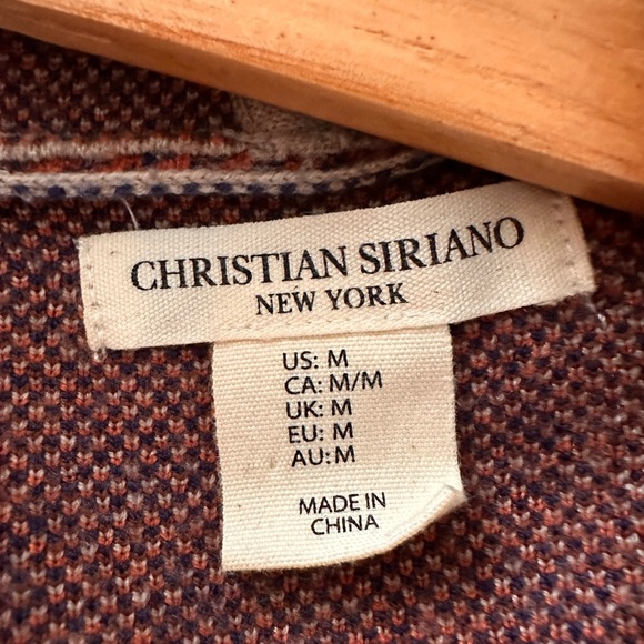 Christian Siriano Plaid Hooded Jacket - Purple, Red, White womens size M - Picture 3 of 6